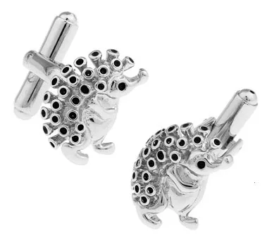 

iGame Factory Price Retail Men's Cufflinks Brass Material Hedgehog Design Cuff Links