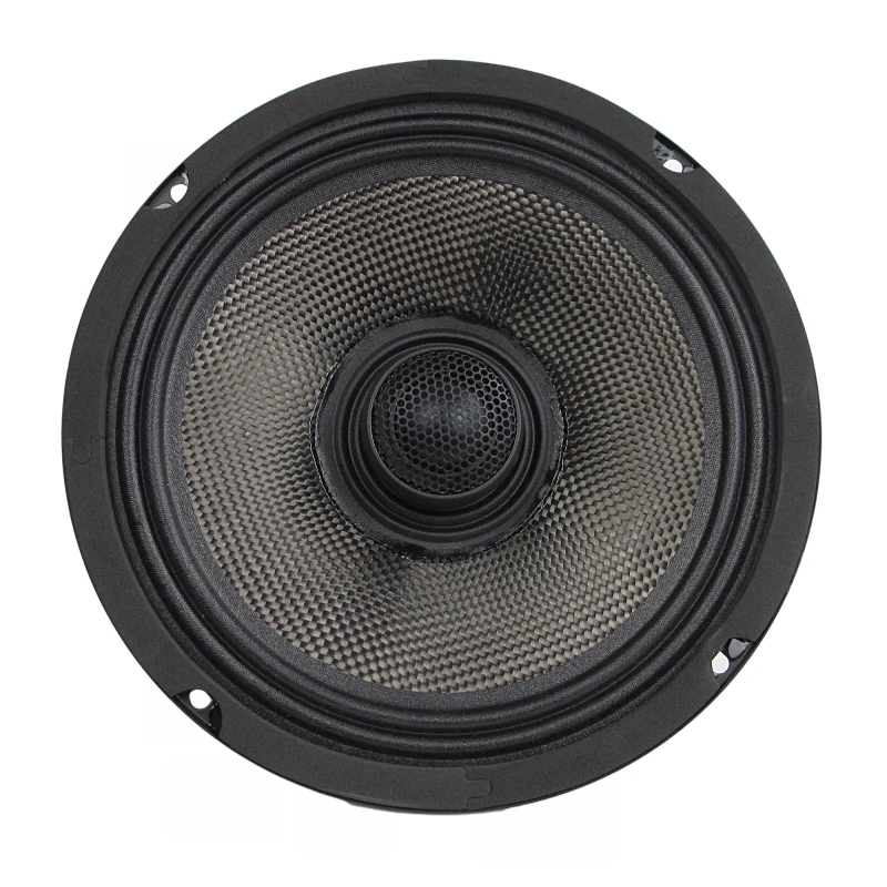 (1pcs speaker)8 Inch 4Ohm/8Ohm optional Carbon Fiber Full Range Speaker 8 Inch Coaxial Speaker 25-core silk dome tweeter speaker