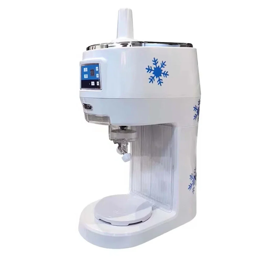 XEOLEO Commercial Snow Ice Cream Shaving Maker 70kgs/H Automatic Bingsu Machine 300W Mini Crusher Shaver Machine