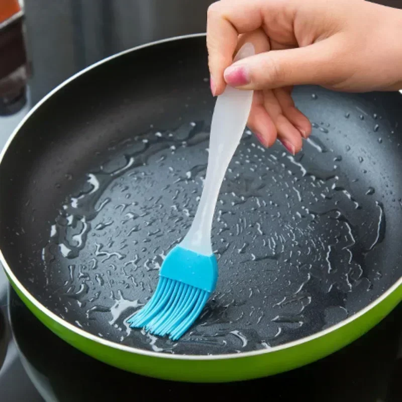 1PCS Silicone Oil Brush Basting Brush DIY Cake Bread Butter Baking Brushes Kitchen Cooking Barbecue Accessories BBQ Tools