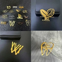 Mode Roestvrij Staal Gepersonaliseerde Custom Broche Reversspelden Aangepaste Bedrijfslogo Schilderij Afbeelding Kraag Pin Badges Sieraden