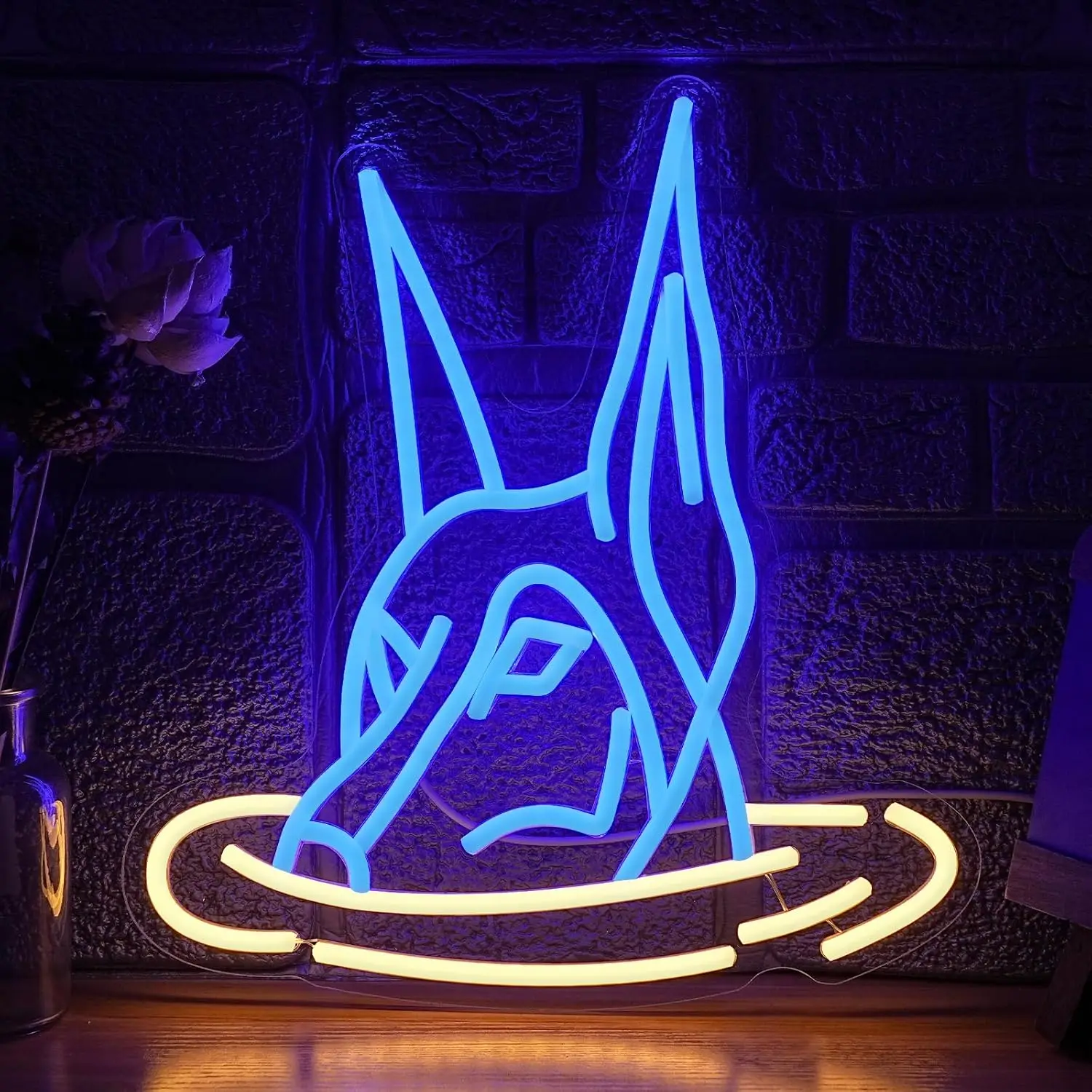 Doberman Dog Neon S…