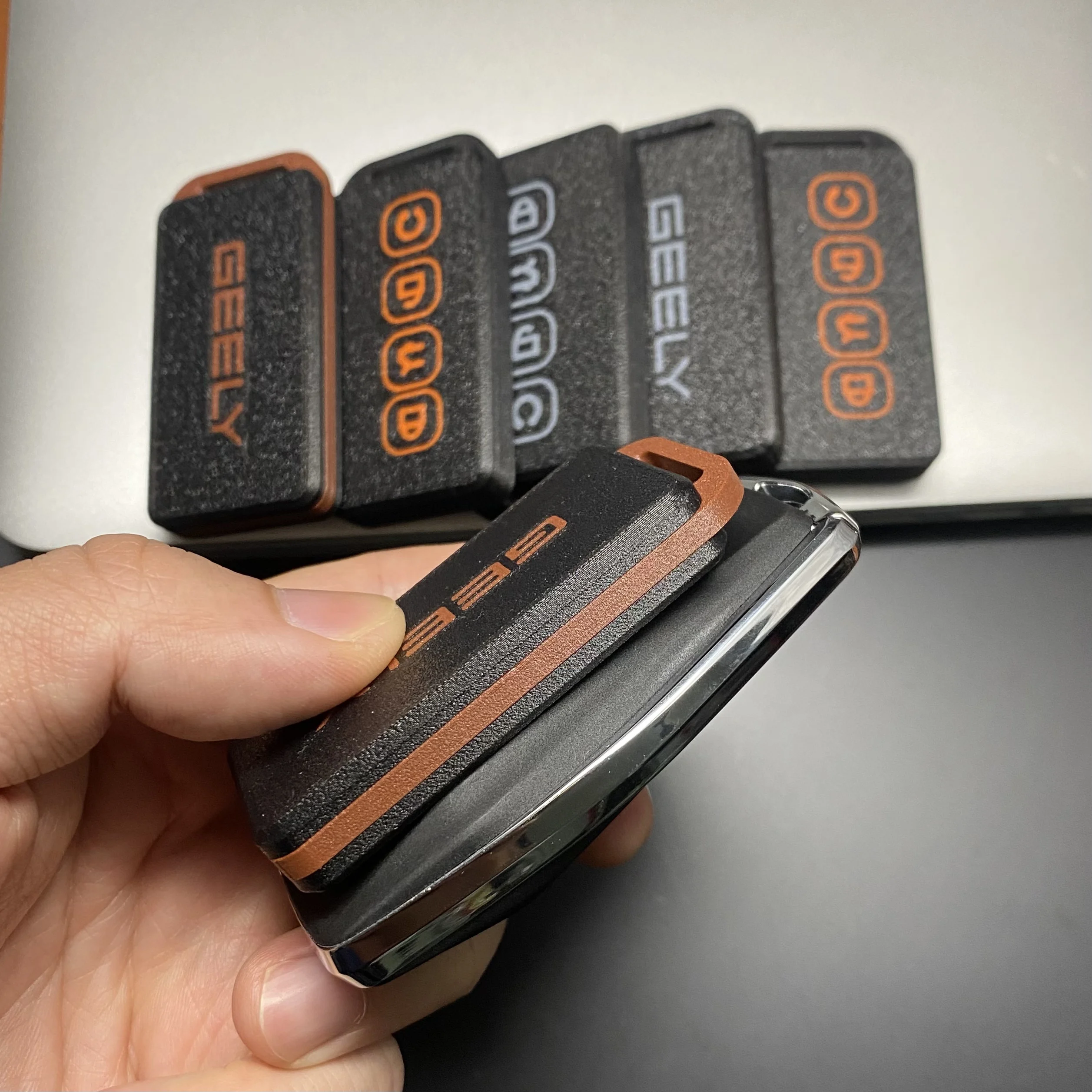 سيارة التحكم عن بعد كيرينغ لجيلي مانجارو \ أوبانجو \ ستار راي \ كولراي \ بيلجي X50 المفاتيح تعديل قذيفة ثلاثية الأبعاد غطاء الطباعة #3