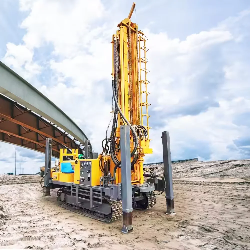 hengwang HQZ220L well drilling rig 180m water well drilling machine drilling rig for water well