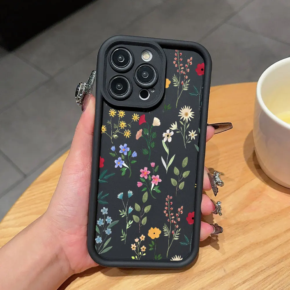 Shockproof Phone Cases For Samsung Galaxy S26 S25 S24 Note 20 Ultra S22 S23 S21 Plus A16 A56 A26 A55 A36 A54 Cover Ditsy Flora