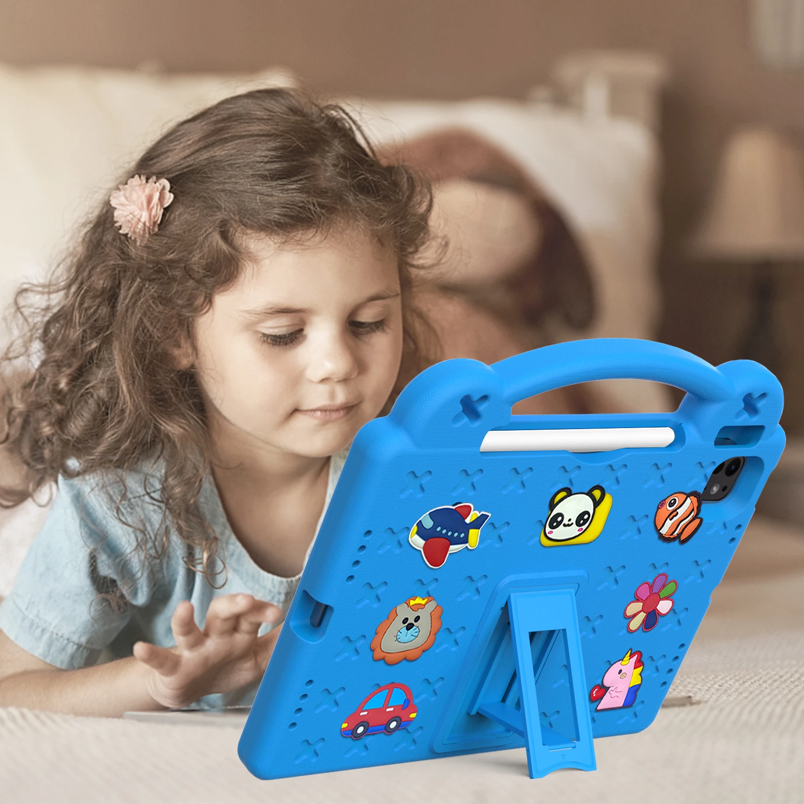 حافظة EVA لجهاز iPad Air 11 5 4 3 2 1 A16 11th 10th 10.2 7-8-9th Gen Pro 11 10.5 9.7 2017 2018 غطاء Mini A17 Pro 6 5 4 3 2 1 #4