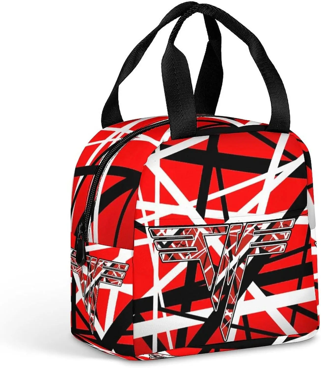 

Van.1986 Halen Logo Lunch Bag Insulated Lunch Box Foldable Lunch Tote Heat Retaining Portable Bags Picnic Bags