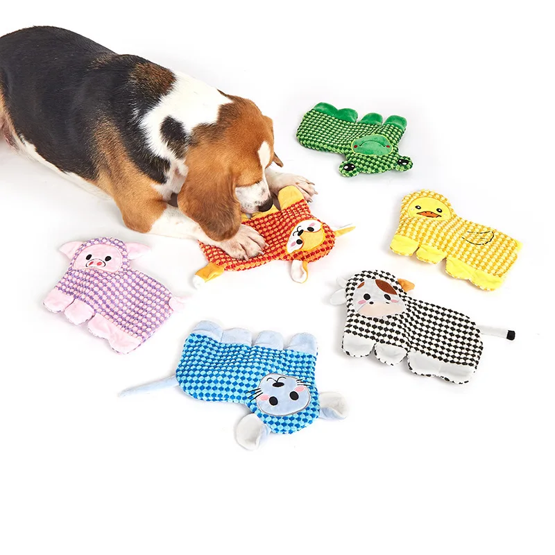 

Wholesale Pet Creative Interactive Cute Durable Soft Paper Vocal Squeaky Dog Toy Unstuffed Chewing Puppy Puppy Toy