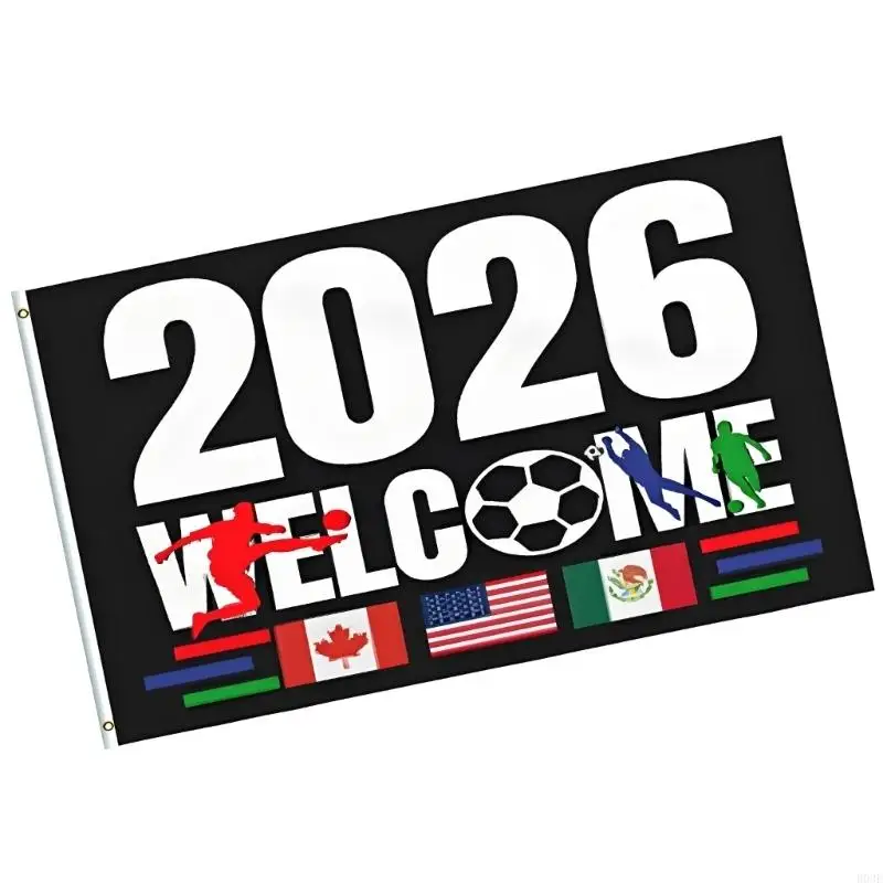 2026 Worlds Cup Flag Banners North America Soccer Flag America Canada Mexico Joint Hosting Country Flag Outdoor Decors B03E