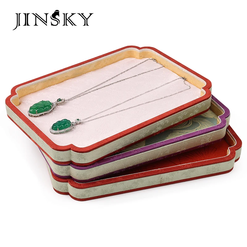 Light Luxury Jewelry Pallet Cultural and Amusement Jade Jewelry Display Plate Ring Bracelet Storage and Viewing Pallet