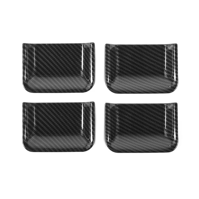 For Ford F150 2021 2022 2023 Inner Door Handle Bowl Protect Cover Trim Accessories - ABS Carbon Fiber