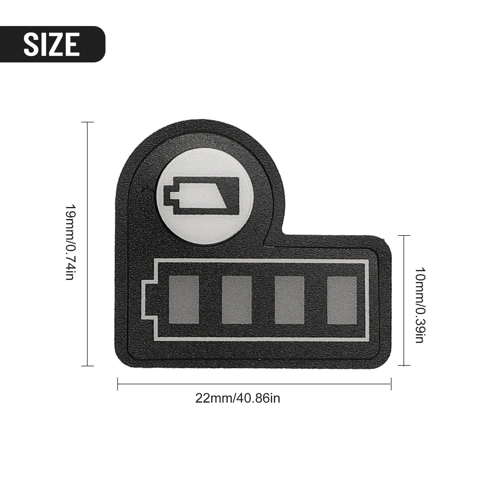 AAAAA10PCS BatteryCapacityLEDKey Sticker Label BL1830 BL1430 For 18V 14.4V Sticker Label Tag Electrical Tool Accessories