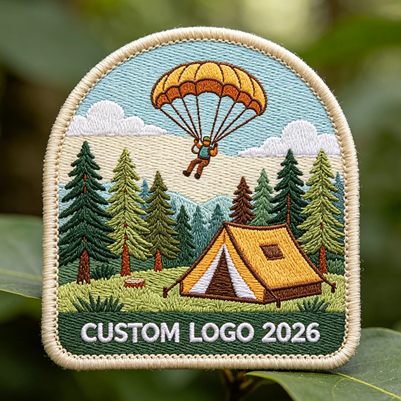 Custom Embroidered Print Patches Your Logo Iron On Hook & Loop Patch Badge for Jackets DIY Your Own Design Bag Hat