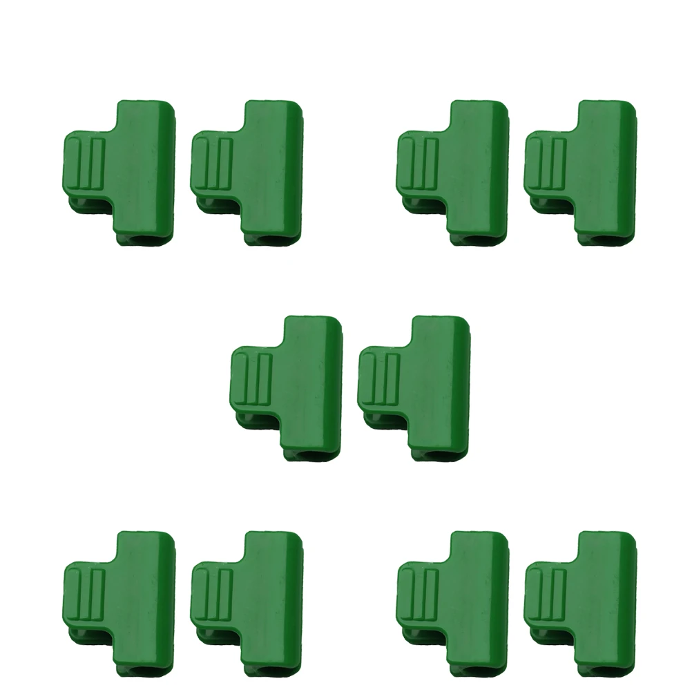 

12pcs Durable Plastic Garden Clips Plant Support Greenhouse Supplies Shade Cloth Holder Tube Frame Attachment Easy
