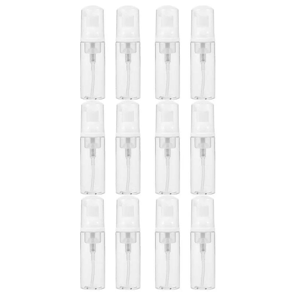 

Набор из 12 пустых флаконов с дозатором-помпой для путешествий, подходят для мыла, шампуня, геля для душа, герметичные, не протекают