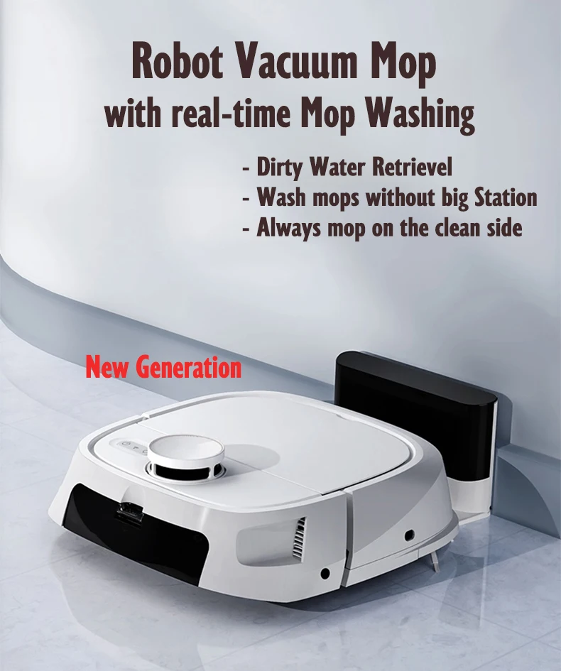 قوة شفط أقوى مكنسة كهربائية ذكية روبوت ABIR M1pro متعدد الوظائف مع حزمة صغيرة وشعار مخصص Hotsell #5