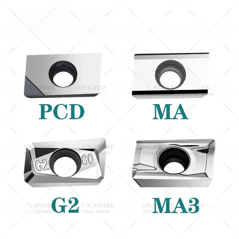SIQI APMT1135 APMT1604 APKT1604 APKT MA G2 herramientas de fresado de insertos de carburo de torneado de aluminio APKT1135 1604 insertos