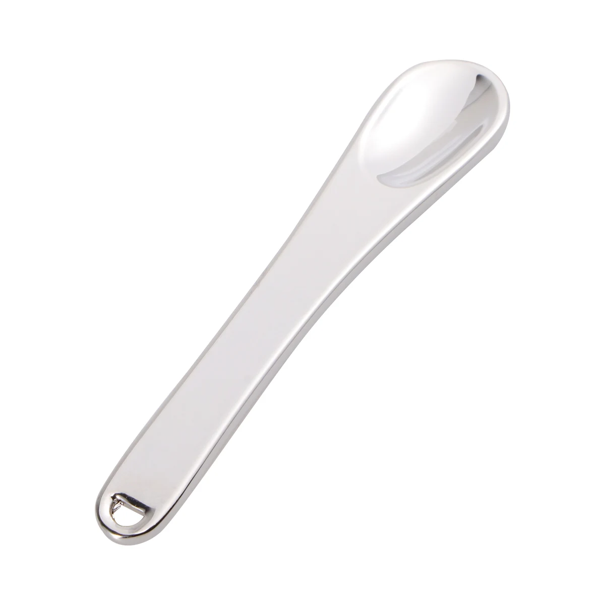 

5Pcs Mini Makeup Spoon Durable Metal Spatula Beauty Scoop Compact Size Hole Hanging Lotion Cream Moisturizers Facial