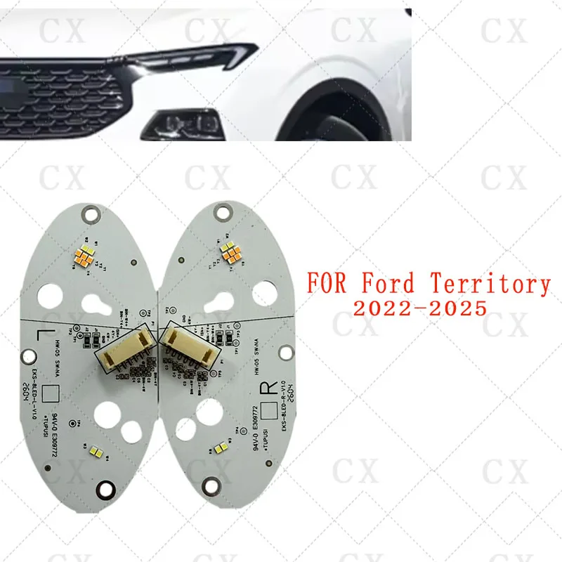 White LED daytime running light chip for 2022-2025 Ford Territory models DRL module