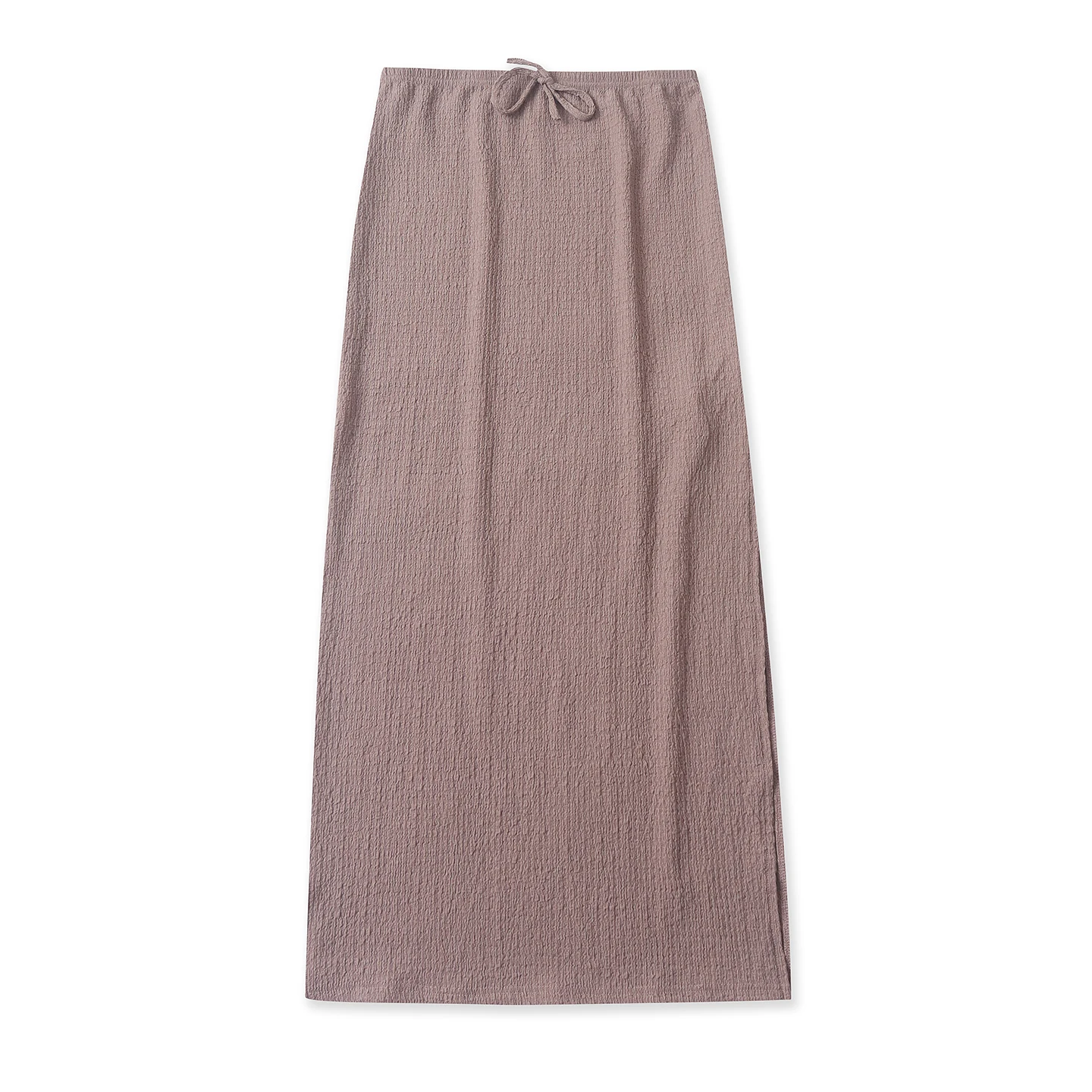 

Ant Folded Dress Spring Summer New Women's All-Match Elastic Waist High Slit Bodycon Skirt Stylish Versatile Ladies Skirt
