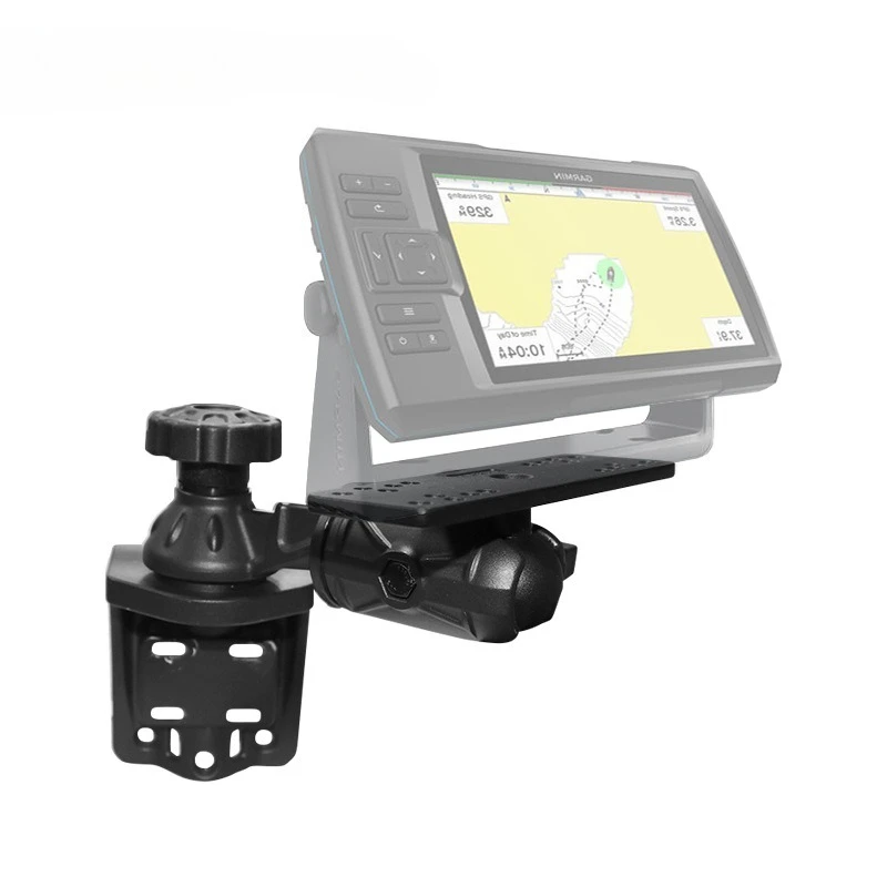 

Ship-borne steamer Yacht U-shaped backrest Screw fixed Transverse swing arm Fish finder Electronic equipment Ball head bracket