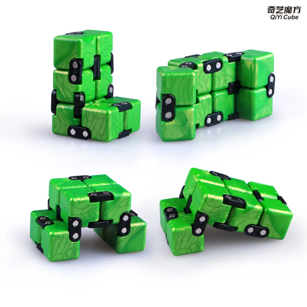 Original Neo Infinity Magic Cube Finger Toy Office Flip Cubic Puzzle Stress Relief Cube Block Educational Toy For Children Adult