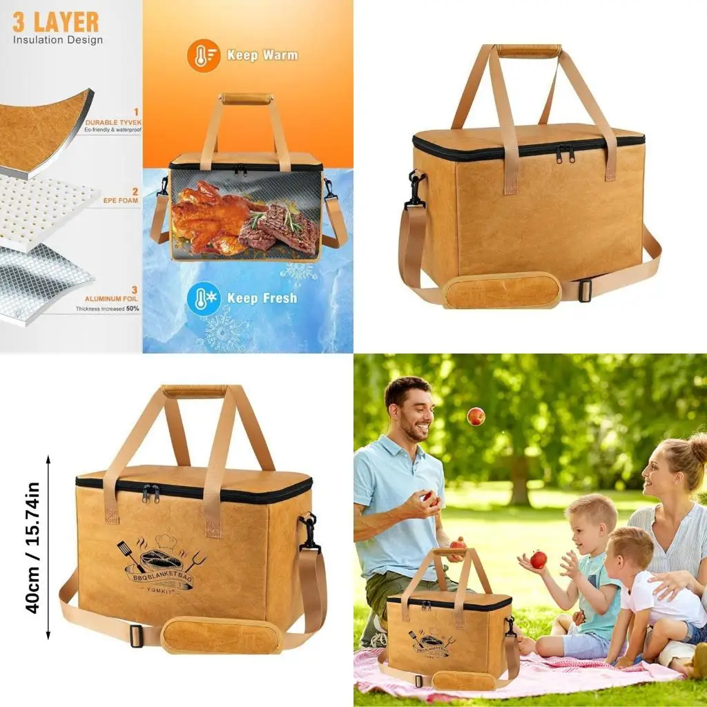 

BBQ Blanket Insulated Resting Bag BBQ Accessories for Camping Gathering KXRE