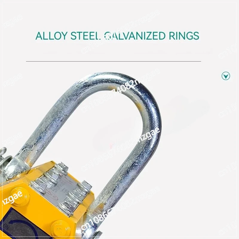 600Kg Steel Permanent Magnetic Lifter Neodymium Magnet Crane Hoist Lift Metal Suction Cup Construction Tools