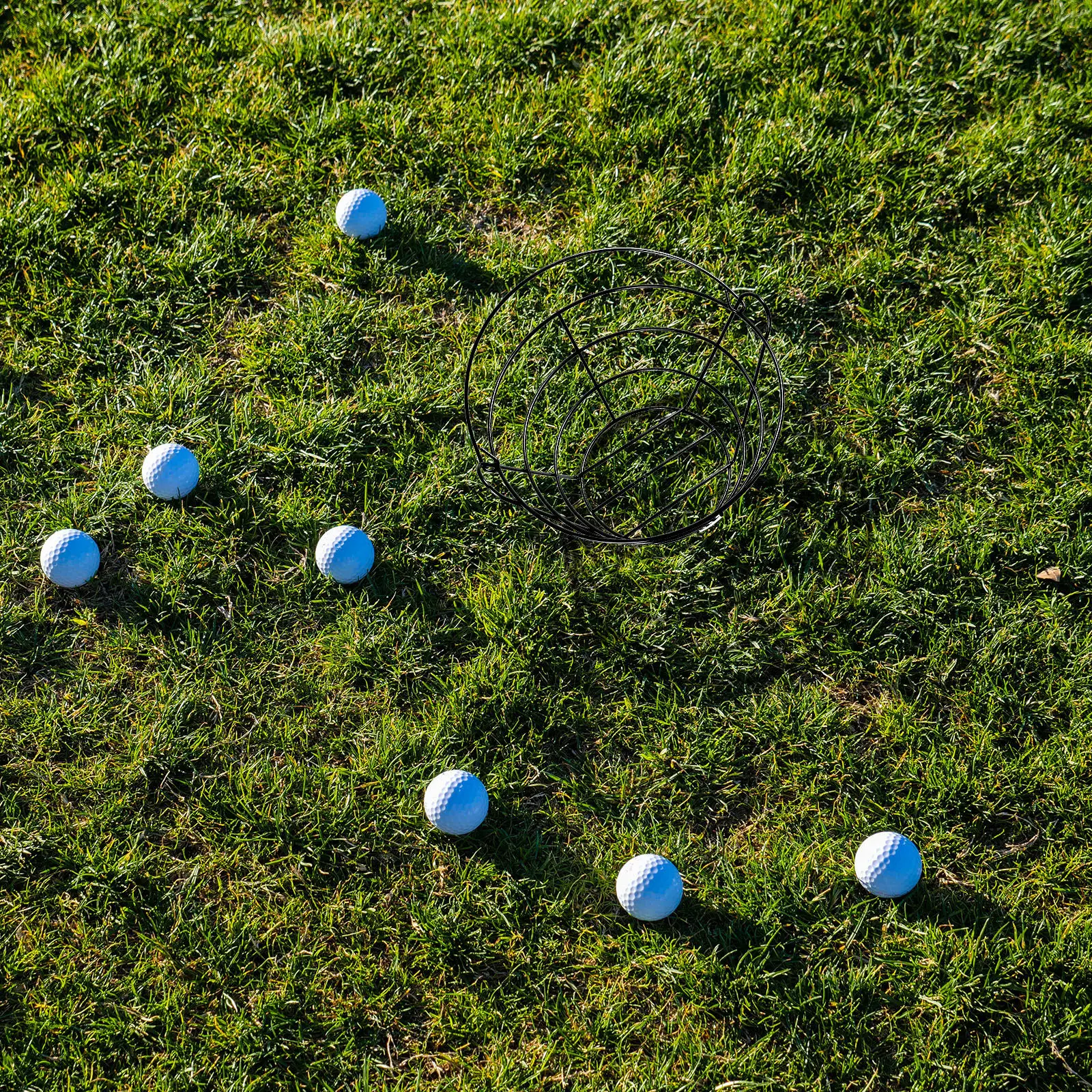 

Высококачественные стальные корзины для мячей для гольфа: легкий металлический держатель для переноски, удобное хранение, аккуратная организация, удобство для тренировок