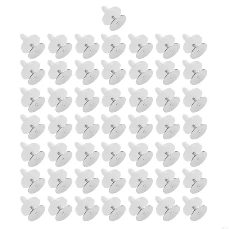 R3MC 50PCS دبابيس قبعة المطاط لخياطة ملحقات صياغة متينة محمولة #2