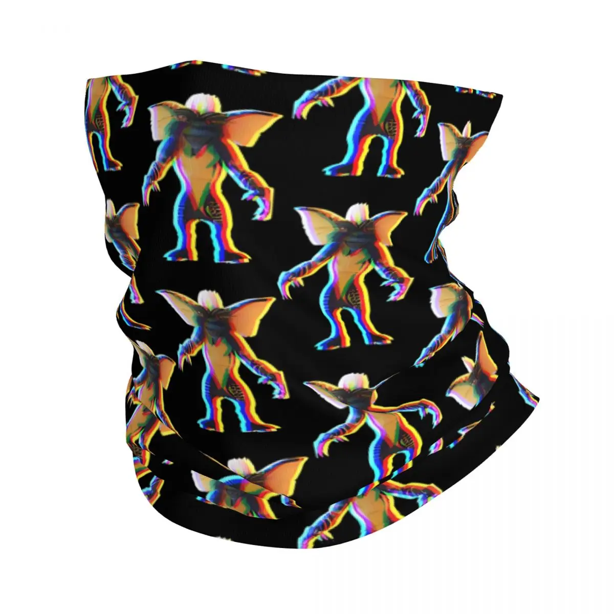 Glitchy Gremlin Thin Bandana Neck Gaiter Glitchy Gremlin Wrap Scarf Headband Neck Cover