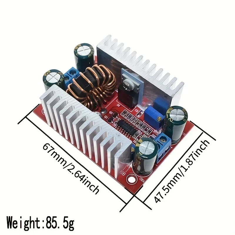 DC-DC 9A 300W 150W Boost Converter Step Down Buck Converter 5-40V To 1.2-35V Power module 400W 15A DC Step-up Boost Converter