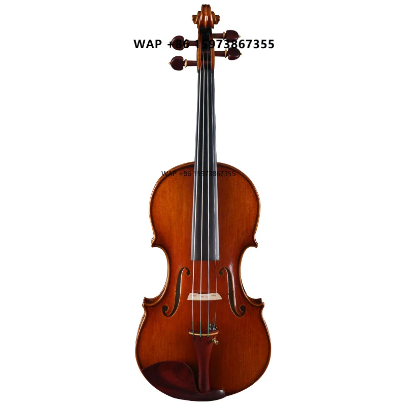 V115 Guarneri Cannon 1743 High Precision Custom European Flame Maple Wood Handmade Violin
