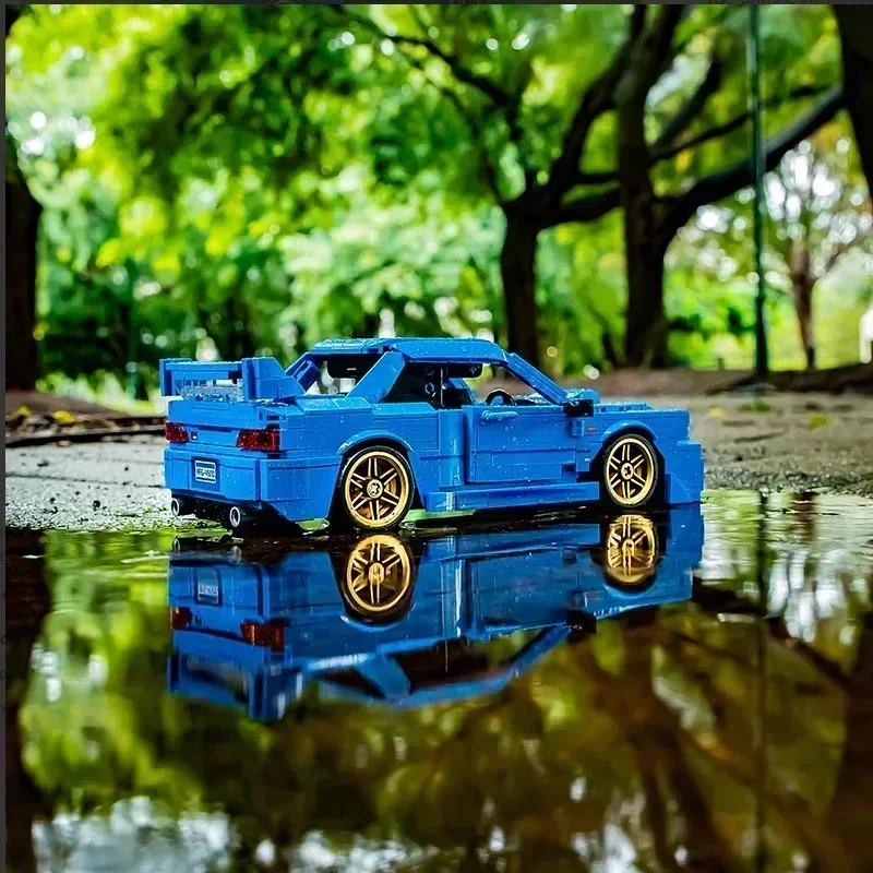 Nowa techniczna wersja 22B STi wyścigowy samochód sportowy pojazd Speed Champion Racer klocki konstrukcyjne zabawki dla dzieci prezenty urodzinowe