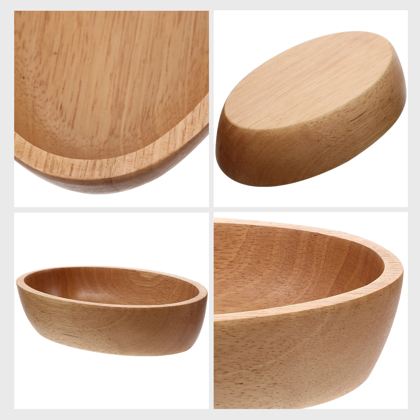

Solid Wood Fruit Plate Serving Trays Dish Party Food Wooden Pallets for Container