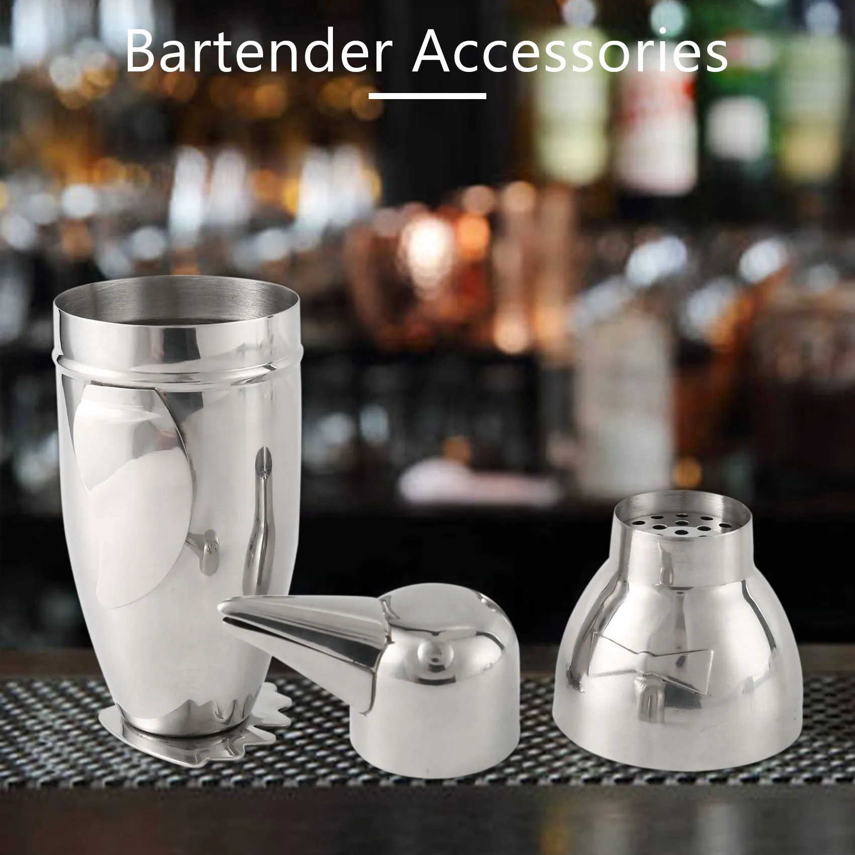 

AT05-500Ml Cocktail Shaker,Creative Penguin Stainless Steel Bar Bartender Drink Mixer Shaker Pot,Wine Bottle,Wine Accessories