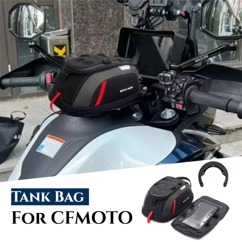 

For CFMOTO 800MT 800NK 6.5L Magnetic Motorcycle Tank Bag Fuel Bag Waterproof Portable Tool Bag Accessories 800 MT 800-MT