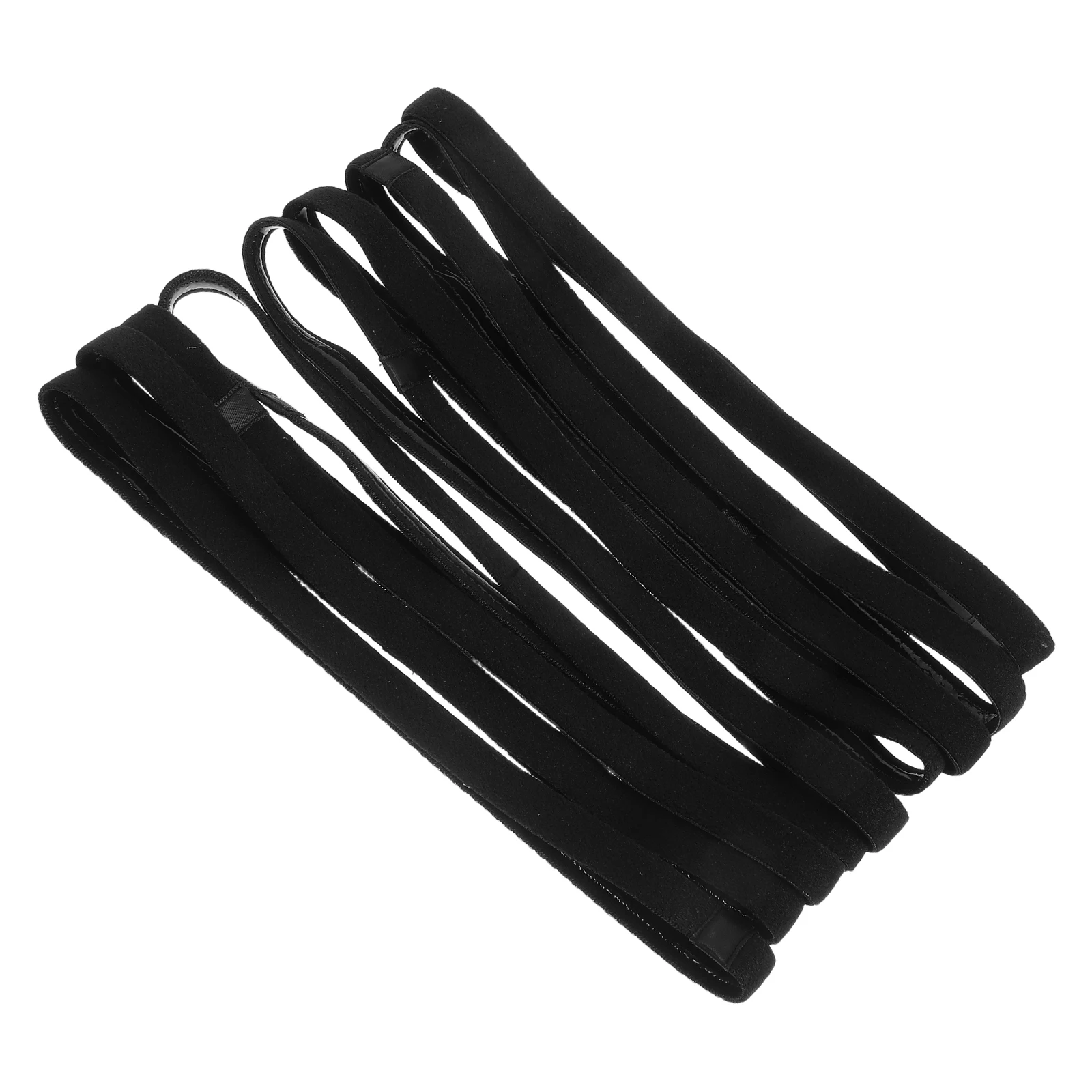 

9pcs Running Headband Stretchy Sweatband For Exercise Yoga Sports Hairband Unisex Black Cloth Comfortable Non-Slip Gym Dance