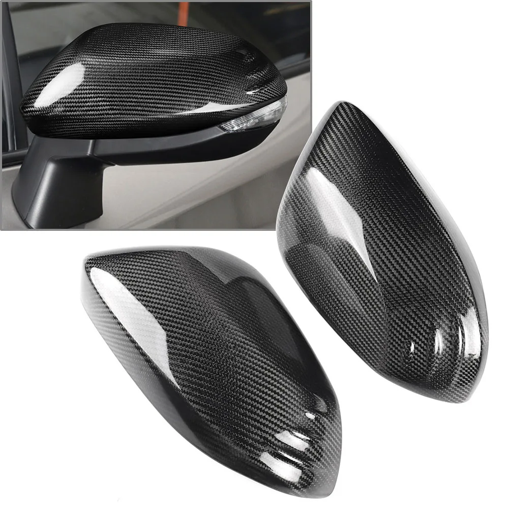 

Carbon Fiber Car Rearview Mirror Cap Side Mirror Cover Left+Right 2Pcs For Toyota Corolla Sedan Hatchback Yaris GR