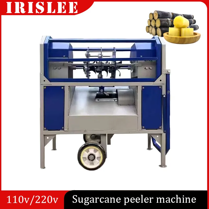 Elektryczna komercyjna maszyna do cięcia trzciny cukrowej / Maszyna do obierania i cięcia trzciny cukrowej / Maszyna do usuwania skórek z trzciny cukrowej