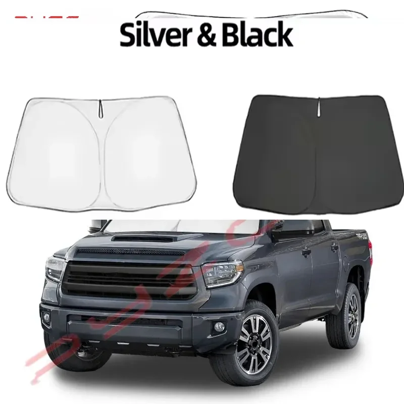 

For Toyota Tundra 2021 2022 2023 Car Sun shade Front Window Shade Cover Visor Windshield Sunshade Accessories