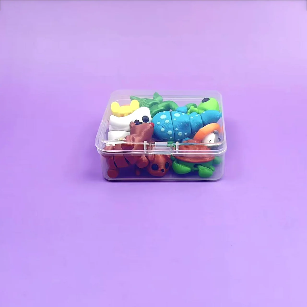 3D Printed Mini Animal Figure Cartoon Cute Home Decoration Crafts Fun Toys Tabletop Ornaments Interactive Kid Toys Birthday Gift