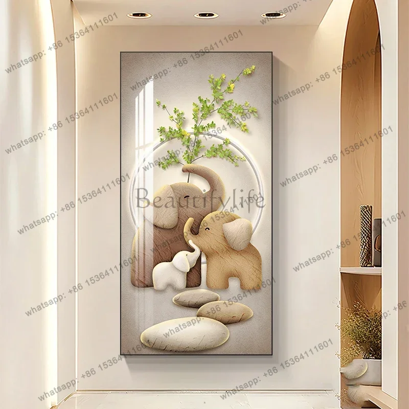 Factory Direct Room Decoration Wall Art Posters Elephant Decorative Painting Modern Simple Wall Painting Calligraphy Arts Home D