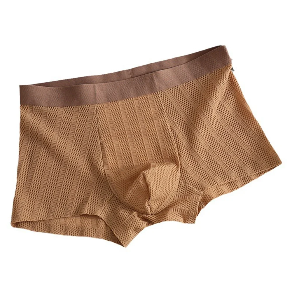 

Casual Wear Sports Training Breathable Trunks Solid Boxer Shorts Comfortable Mesh Sports Underwear Boxer Breathable XL 2XL