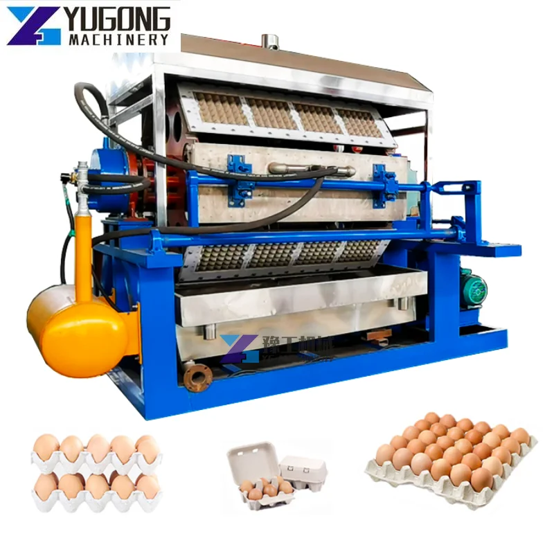 Fully Automatic Factory Egg Tray Make Machine / Egg Tray Machine Production Line Egg Packing Box Maker for Sale