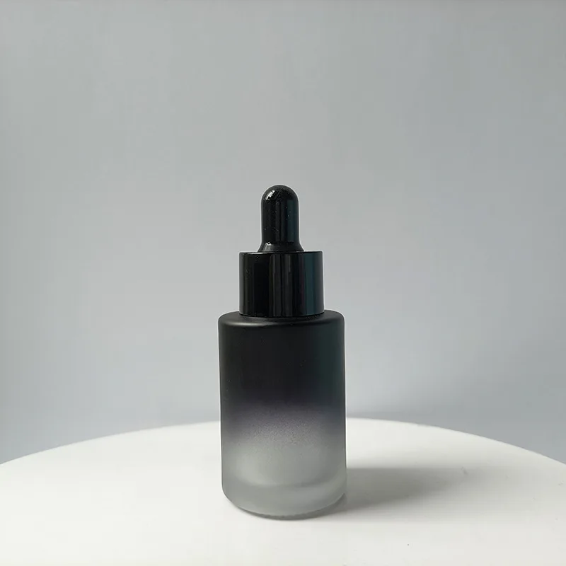 30ml Dropper Bottle Massage Oil Pipette Refillable Perfume Glass Aromatherapy Liquid for Essential Empty Tubes Colorful Frosted