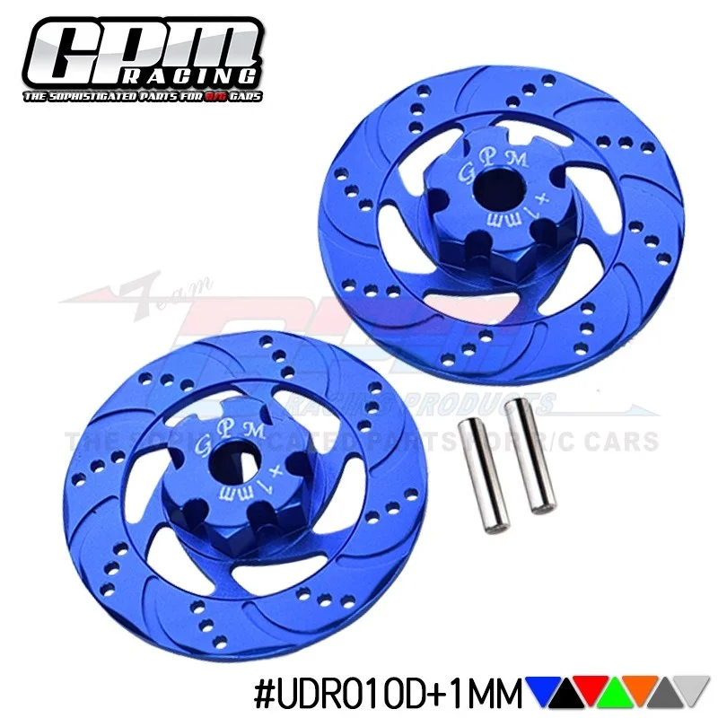 TRAXXAS 1/7 UDR aluminum alloy thickened 1MM hexagonal simulated brake disc (without silver edge) - pair