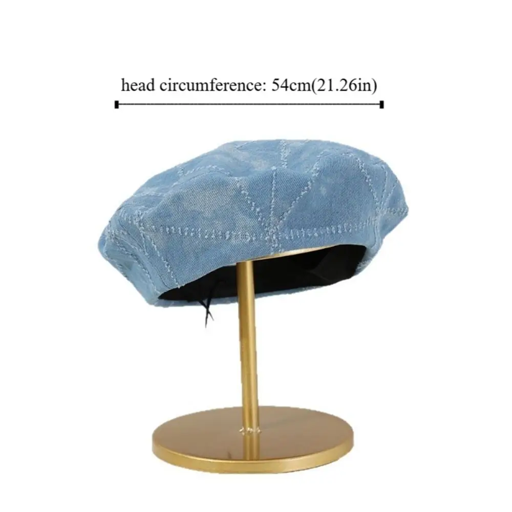 جديد خمر الأطفال قبعة الكورية الدنيم مثمنة قبعة الرجعية في الهواء الطلق موزع الصحف قبعة الاطفال