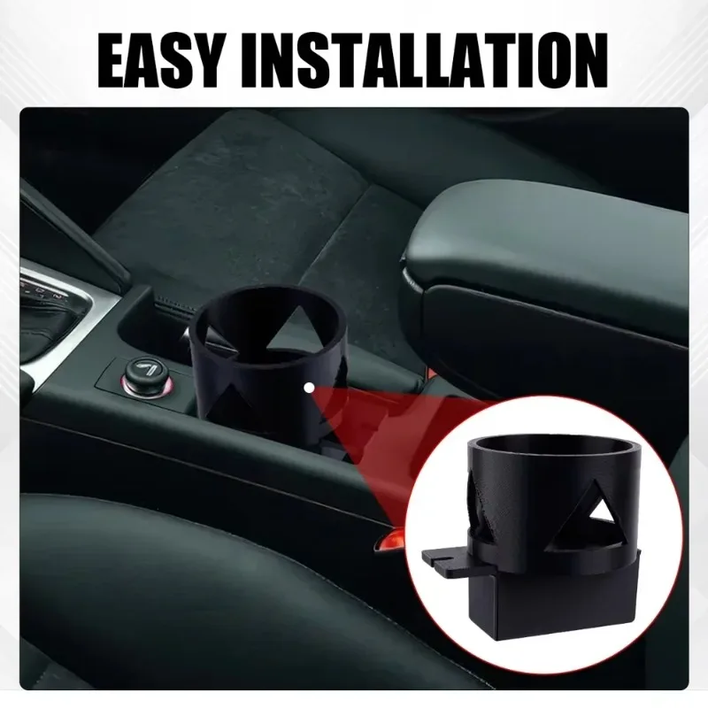 Black Car Center Console Armrest Cup Holder Cup Holder For Audi A3 S3 8P