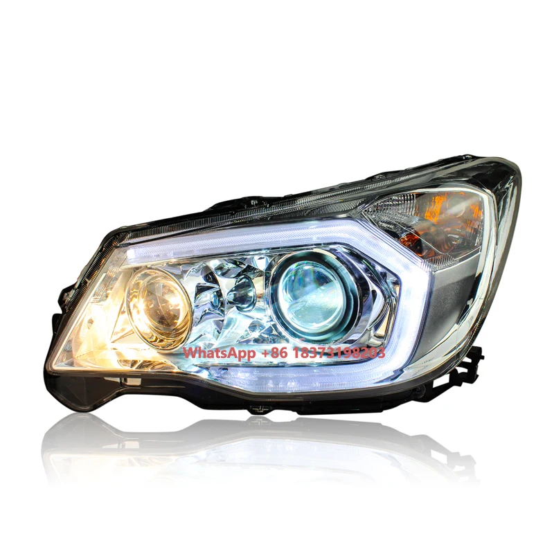 

2013 LED Upgrade Car Head Lights Real Lamp Auto Lighting System for subaru Forester